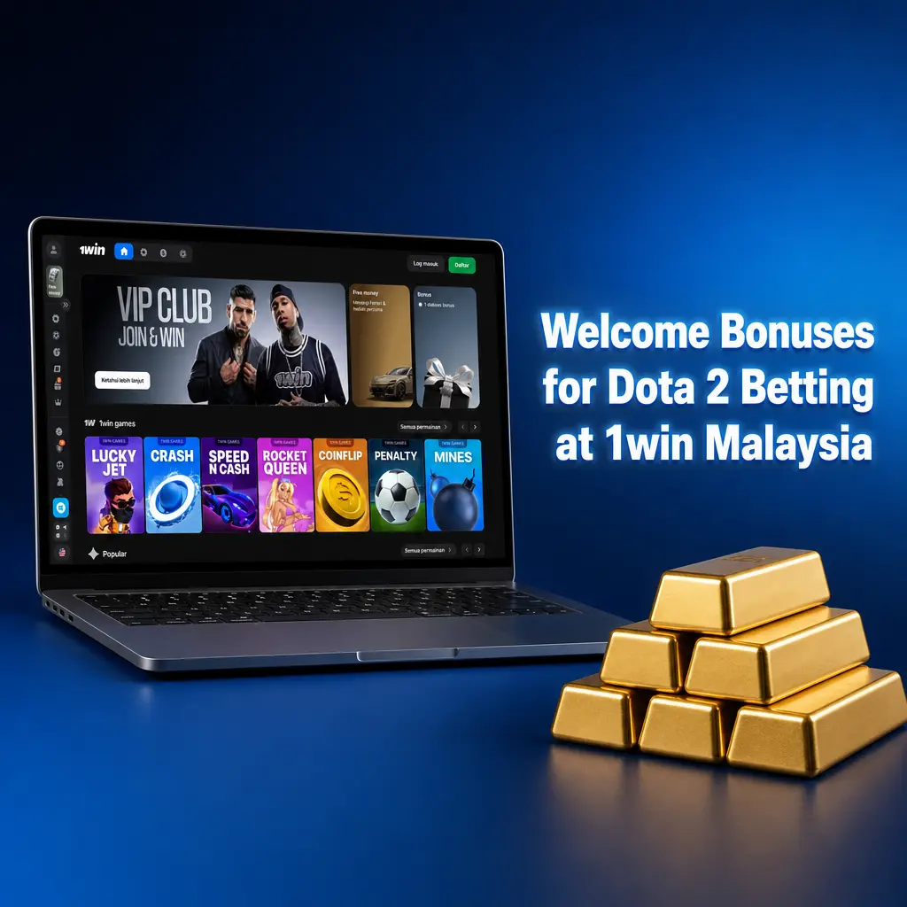 1win Malaysia welcome bonus up to 600% + 500 FS for new players betting on Dota 2