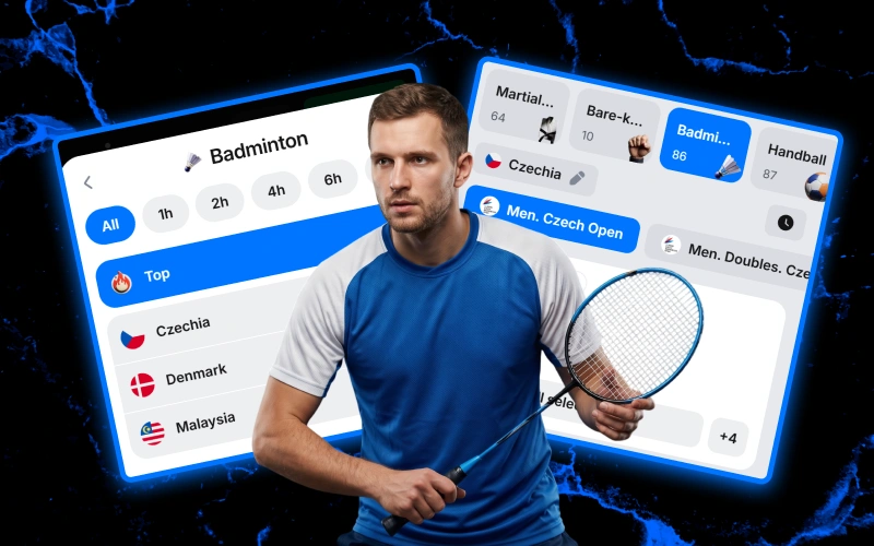 Enjoy profitable badminton sports betting with competitive odds on 1win.