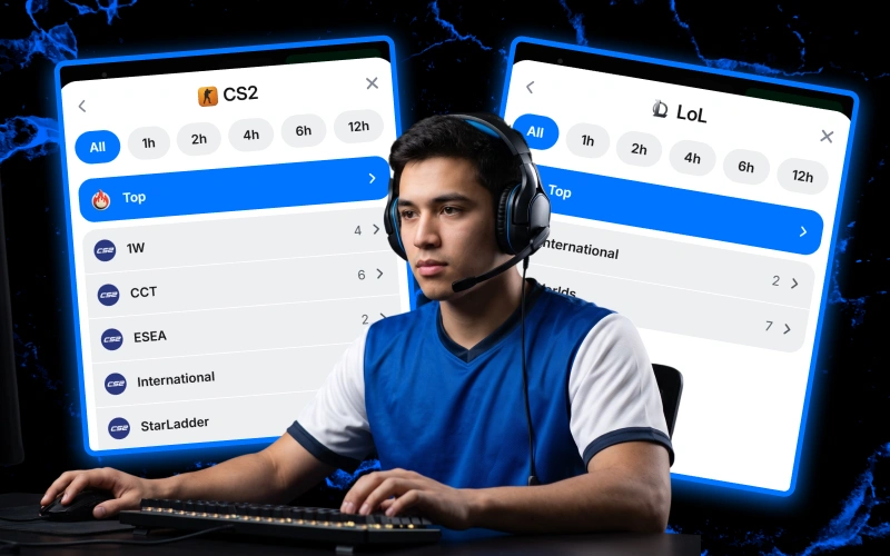 Place bets on your favorite esports tournaments and win on 1win.