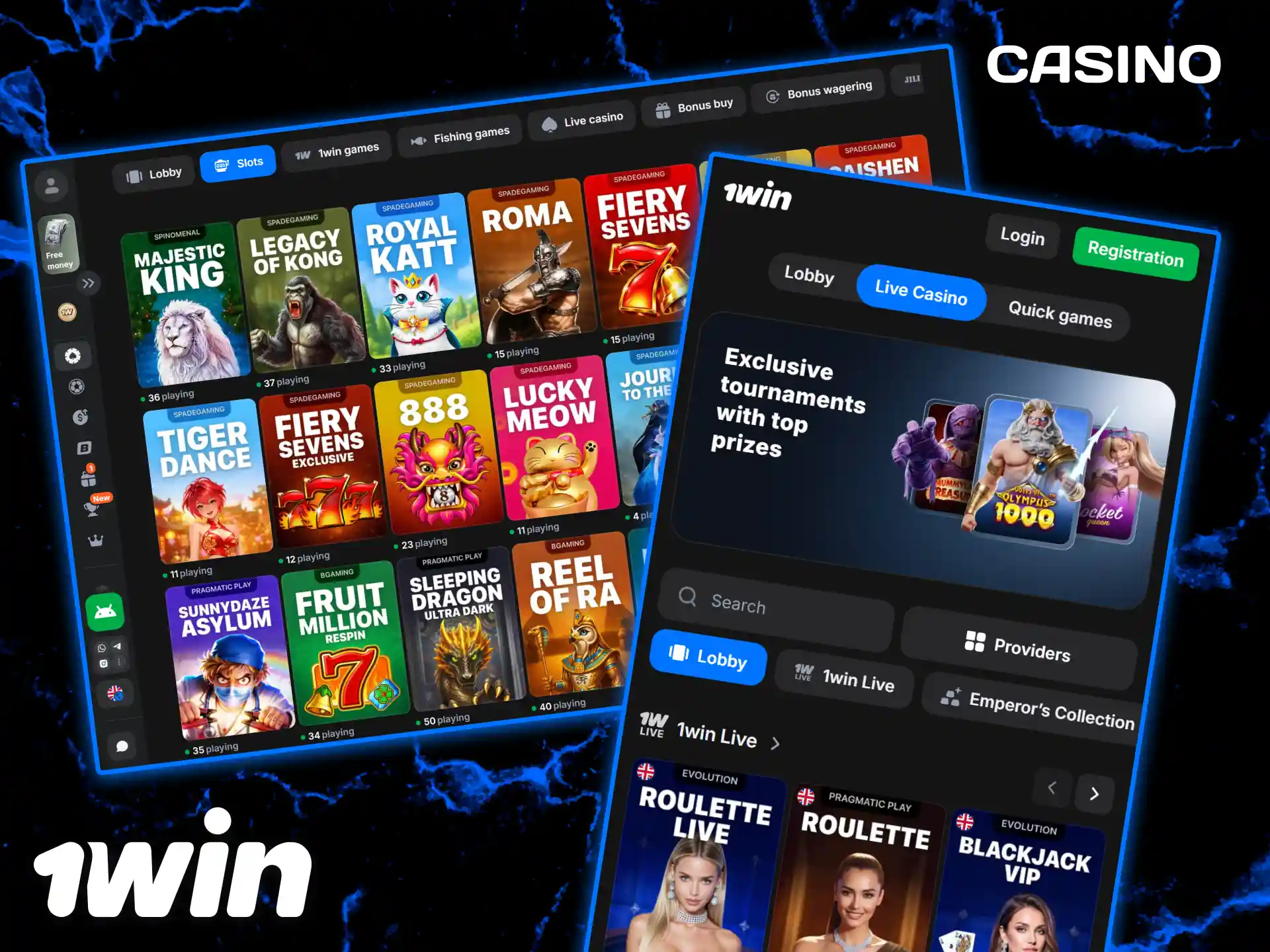 Play exciting slots and live games at 1win casino for massive wins.